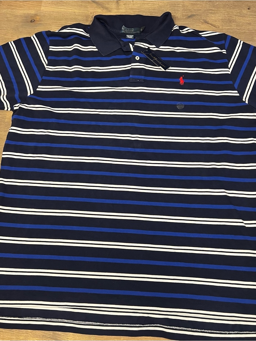 Vintage Polo Ralph Lauren Striped polo NEW WITH TAGS!! Size XXL